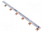 Busbar | 16mm2 | Poles: 3 | Urated: 400V | 100A | fork | No.of mod: 18 | PVC
