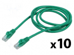 Patch cord | U/UTP | Cat: 6 | RJ45 plug,both sides | stranded | CCA