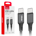 Tahvelarvutid ja tarvikud // USB kaablid // Kabel do ładowania usb-c - usb-c 60w 200cm fulllink amio-03903