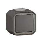 PLEXO 1 GANG 2-WAY SWITCH - ANTHRACITE - SURFACE