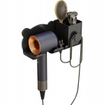 TV, SAT, HDMI, DVI kaablid ja tarvikud // Koaksiaalkaablite pistikud, tarvikud ja t&ouml;&ouml;riistad // DA233 Uchwyt ścienny na suszarkę do       włos&oacute;w czarny