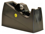 Tape dispensers | ESD | ABS | black | <0.1M&Omega; | Roll width max: 76mm