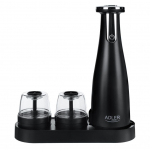 Other small household appliances Adler  Electric Salt and pepper grinder AD 4449b 7 W, Housing material ABS plastic, Lithium, Matte Black
