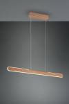 Trio Helios LED piekarama lampa 100 cm coffee brown brushed steel 343310165 4017807597967