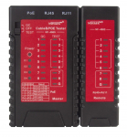 Etherneti v&otilde;rgu Cat5/5e/6/6e kaabli ja PoE tester | Toetab 802.3 af/at standardeid | Kuni 200 m