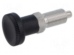 Indexing plungers | Thread: M10 | 5mm | stainless steel | Pitch: 1