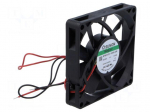 Fan: DC | axial | 24VDC | 80x80x15mm | 62.85m3/h | 36.1dBA | Vapo | 3500rpm