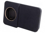 Car loudspeaker enclosure | MDF | black melange | 250mm | BMW | 19l