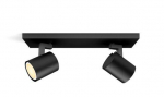 Philips Hue Runner Hue melns gaismeklis 2x5W 230V 929003811801 8720169320352