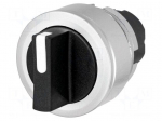 Switch: rotary | 30mm | Stabl.pos: 1 | black | none | IP65 | witout symbol