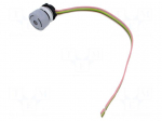Switch: emergency stop | 22mm | Stabl.pos: 2 | NC + NO | grey | LED | IP65