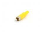 RCA PLUG MALE - YELLOW