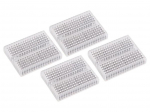 SET OF MINI BREADBOARDS - 170 TIE-POINTS - 4 pcs