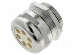 Cable gland | multi-hole | M32 | 1.5 | IP68 | brass | Holes no: 6 | 6.5mm