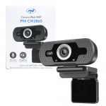 PNI CW2860 Full HD 4MP Webcam, USB, Clip-on, Built-in Microphone, PC / Laptop Connection, @ 30fps, Automatic Color Correction