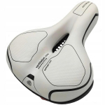 Spordiks ja aktiivseks puhkuseks // Bicycle accessories // RW5H Żel. siodełko rowerowe odbla. białe