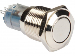 ROUND METAL PUSH BUTTON SPDT 1NO 1NC