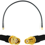 Rangeful SMA Male / SMA Female 50cm koaksiaalkaabel &mdash; HF240 (vastab LMR240) HF240-SM-SF-0.5