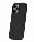 Back panel cover iLike Apple iPhone 16 Pro Max Soft Touch Silicone case With Magnetic Black