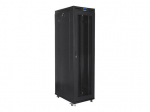 Servers Lanberg  Rack cabinet 19" free-standing 47U/800x1000 (flat pack) with mesh door lCD V2, black |