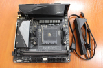 SALE OUT. Gigabyte | B550I AORUS PRO AX 1.0 | Processor family AMD | Processor socket AM4 | DDR4 DIMM | Memory slots 2 | Chipset AMD B | Mini ITX | USED