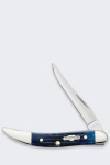Knife Case Rogers Mini Trapper SS Blue Bone
