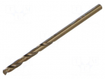 Drill bit | for metal | &Oslash;: 3mm | L: 61mm | Working part len: 33mm