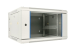Extralink Rackmount cabinet 6U 600x600 AZH Gray wall mounted, swing type