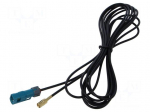 Cable | 3.5m | Fakra female,SMB female | Car brand: universal