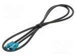 Cable | 1m | Fakra male,Fakra female | Car brand: universal