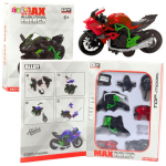 M&auml;nguala | PC | Konsoolid | Tarvikud // M&auml;nguasjad ja m&auml;ngud lastele // Motocykl Do Składania Skręcania Metal 1:14 DIY Zielono-Czerwony