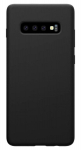 Back panel cover Evelatus Samsung Galaxy S10 Premium Soft Touch Silicone Case Black