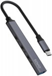 Adapter Savio USB-C &ndash; 3 &times; USB-A 2.0, 1 &times; USB-A 3.1 GEN 1 HUB AK-71