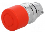 Switch: emergency stop with key | Stabl.pos: 2 | 22mm | red | IP66