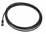 Cable: for sensors/automation | PIN: 12 | M12 female | 5m | plug | 30VDC