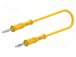 Test lead | 60VDC | 30VAC | 12A | banana plug 4mm,both sides | Len: 1m