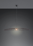 Trio Lauris pendant 200 cm E27 matt black/gold gaismeklis R36791932 4017807678086