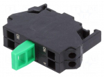 Contact block | 22mm | 3SU1.5 | -25&divide;70&deg;C | for back plate