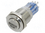 Switch: vandal resistant | Pos: 3 | MP0045 | 0.5A/220VAC | 1A/24VDC