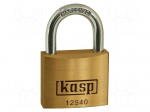 Padlock | shackle | brass | Protection: low (level 5) | A: 40mm | B: 22mm