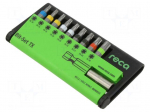 Tools set: screwdriver bits | Torx&reg; | T10,T15,T20,T25,T30,T40