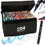RoGer Double-sided alcohol markers 204pcs.
