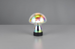 Trio Dooley LED table lamp transparent iridescent rechargeable gaismeklis R54981153 4017807643237