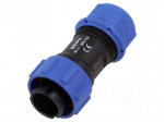 Connector: circular | plug | male | PIN: 3 | IP67 | SY17 | 10A | 500V