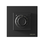 Electronic thermostat, 3600 W, 16 A, IP20, black