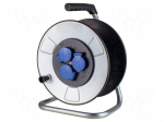 Cable reel | CEE 7/3 (F) socket | Sockets no: 3 | 16A | IronCoat