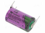 Battery: lithium (LTC) | 3.6V | 1/2AA | &Oslash;14.7x25.2mm | 1200mAh