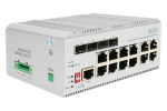 Digitus 8 port Gigabit Ethernet network PoE switch, industrial, L2 managed, 4 SFP uplink