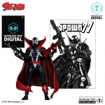 McFarlane Toys Spawn 77 (Black and Red) Comic and Digital Collectible Red Platinum Edition