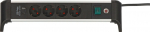 Brennenstuhl 1391040420 power extension 1.8 m 4 AC outlet(s) Indoor Black, Silver